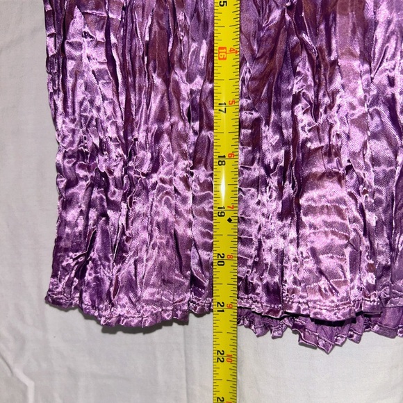 Textured Purple Smocked Long Sleeve Top - Picture 6 of 6